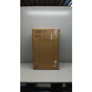 EKO Mirage-T 50 Liter / 13.2 Gallon Touchless Rectangular Motion Sensor Trash Can, Brushed Stainless Steel Finish