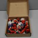 Aoriher 24 Pcs Christmas Nutcracker Ornament Small Wooden Soldier Hanging Decorations Nutcracker Figure Ornament for Christmas Figure Decoration