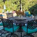 Sqodok Patio Cushion Covers, Waterproof Outdoor Cushion Covers Replacement, Patio Cushion Seat Slicovers for Sectional Sofa, Chair, Outdoor Wicker Patio Sofa (Sky Blue, 21"x19"x3"-2 Pack-Cover ONLY)