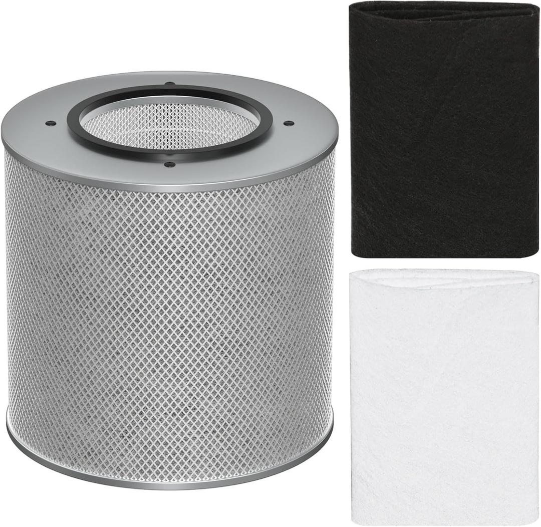 HM400 True HEPA Air Filter Replacement Compatible with Austin Healthmate FR400, HM400, HM402, HM405, HM410, HM450 Air Cleaner Purifier, 1 HEPA Filter + 2 Pre-Filters