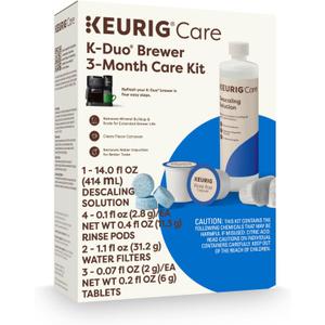 Keurig K-Duo 3 Month Care Brewer Maintenance Kit