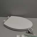 Bemis 1500EC 390 Lift-Off Wood Elongated Toilet Seat, Cotton White (Pack of 1)