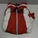 MIGOHI Full Body Dog Coat - Warm Reflective Winter Coat for Medium Dogs with Harness,Turtleneck Dog Fleece Jacket,Four-Leg Windproof Puffer Jackets Snowsuit with Zipper for Small Medium Large Dogs,L (Large(Back:16.9"), Burgundy)