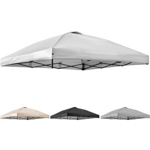 Canopy Replacement Top Cover for 10x10ft Pop Up Canopy Tent with Air Vent, Waterproof UV Protection - for Outdoor, Patio, Event, Garden (White)