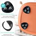 Appliance Casters - Furniture Sliders & Appliance Rollers for Kitchen, Coffee Machine, Blender, Oven - Helps Mom or Wife Easily Solve Countertop Sliding (Black, 8pcs)
