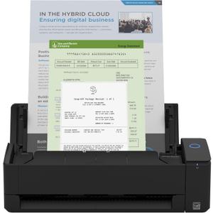 ScanSnap iX1300 Compact Wireless or USB Double-Sided Color Document, Photo & Receipt Scanner with Auto Document Feeder and Manual Feeder for Mac or PC, Black