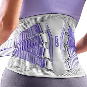 FREETOO Back Brace for Lower Back Pain Women with Bionic Support System, Adjustable Knitted Lumbar Support Belt, Breathable Mesh Design with Lumbar Pad, for Herniated Disc, Sciatica, Scoliosis, Size: M