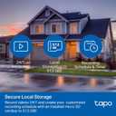 Tapo 1080P Outdoor Wired Pan/Tilt Security Wi-Fi Camera, 360 View, Motion Tracking, Works with Alexa & Google Home, Night Vision, Free AI Detection, Cloud & SD Card Storage(up to 512GB), Tapo C500