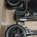Drive Medical Lightweight Folding Transport Wheelchair - Reliable Mobility Support - Durable Steel Frame - Swing-Away Footrests - Compact Travel Design - Silver