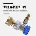 Lichamp Car A/C R1234YF R134A Adapters, AC R134 R1234 R 134A 1234YF Quick Couplers Connectors Kit