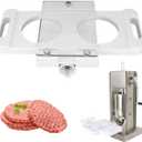 Hamburger Press Patty Maker Compatible with Meat Grinders, Burger Patty Maker with 5 Meat Infusion Tube for Grilling, Stuffed Burgers, Sliders, Beef Burger Adjustable Burger Shaper Mold