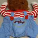 Pet Deadly Dog Costume, Cute Dog Cosplay Halloween Christmas Funny Pet Clothes Party Costume for Small Medium and Large Dogs (Small)