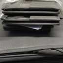 DIMJ Closet Organizers and Storage - Fabric Bins with Drawers for Closet Foldable Clothes Organizers with Clear Window, Stackable Storage Drawers Units for Bedroom, Living Room, 4-Pack, Grey