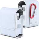 Alomejor Golf Rangefinder Case PU Leather Modern Design Double Magnet Closure with Carrying Versatility For Bag Or Belt