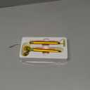 Amirce Face Massager Roller Golden 3D Roller Electric Facial Roller and T Shape Facial Roller Massager Kit Face Rollers