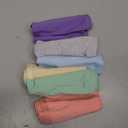 coskefy Women's Underwear Cotton Hipster Panties Low Rise Briefs Soft Strench Breathable Ladies Bikini Underwear 6 Pack (Bright-colored)