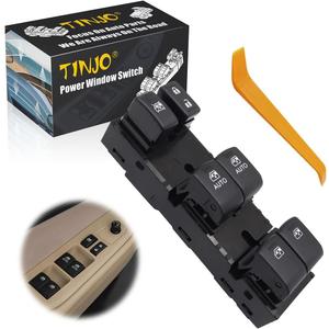 Power Window Control Switch fit for Subaru Outback Legacy 2015-2016, Replace OEM 83071AL05A, Front Left Driver Side Power Window Master Control Switch Button 15-16