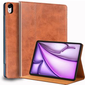  Ipad Case Air 13-inch M3/M2 2025/2024(Model:A3268/A3269/A2898/A2899) Genuine Leather Cover Protective Shell,Auto Wake/Sleep.Brown