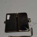 Defencase Compatible with Samsung Galaxy S24 Case Wallet with RFID Blocking Card Holder for Women Men, Soft PU Leather Magnetic Snap Flip Zipper Strap Wallet Phone Case Fit for Galaxy S24 6.2", Coffee