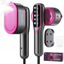 Travel Steamer for Clothes Portable: 2-in-1 Mini Handheld Garment Steamer Iron - 15s Heat Up & 5 Adjustable Steam - Large Ceramic Panel - 110-120V