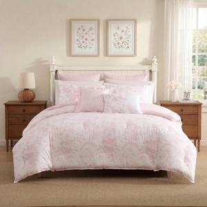 Laura Ashley - Twin Comforter Set with Pillowcases, Shams & Pillow Covers