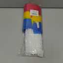 20 Pack Pansexual Pride Handheld Stick Flags for LGBTQ Parades Event, 12 Inches