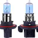 NEWBROWN H13 Headlight Bulb 9008 Halogen Headlight Bulbs 5000K Super White Light Long Life Replacement P26.4T 12V 55W/60W (H13/9008, 1 Pack)
