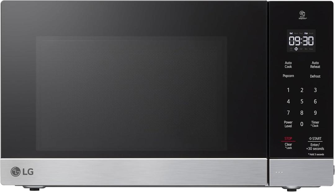 LG 0.9 cu. ft. Small Countertop Microwave, 1000 Watt, Stainless Steel