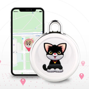 GPS Tracker for Vehicles Cars Kids & Pets Real-Time Tracking Global Coverage No SIM Card/No Subscription Long Standby Mini Waterproof Portable Tracking Device for Dogs Elderly & Assets (Android & iOS)