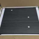 TUTOTAK Record Player Stand, Record Storage Table, End Table with Vinyl Holder Display Shelf, Side Table, Turntable Stand, Nightstand (Black)