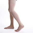 Doc Miller Thigh High Compression Socks - Open Toe, 20-30mmHg for Varicose Veins, Calf, Leg & Ankle Support, Pregnancy & Maternity Stockings, Small to Plus Size