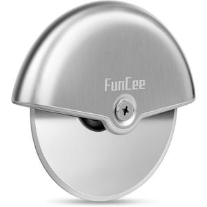Premium Pizza Cutter Wheel with Sharp Blade For Cutting Through Pizzas, Crusts, Pies and More, Stainless Steel Knife with Ergonomic and Comfort Grip, Dishwasher Safe
