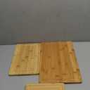 Hiware 3-piece Bamboo Cutting Boards for Kitchen, Heavy Duty Bamboo Cutting Board with Juice Groove, Wood Cutting Board Set for Meat, Vegetables