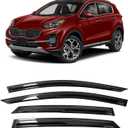 Window Visors Out-Channel Rain Guards for Kia Sportage 2017-2022