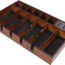 Barber Clipper Holder, Strong Adsorption Barber Tray Organizer Large Area Wooden for Beauty Salon