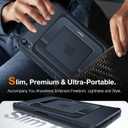 TORRAS Ostand K1 Guardian for iPad Air 11 inch Case M4/M3/M2 (2026/2025/2024), Ultra Stable Stand, Multiple Adjustable Viewing Angles, Slim Protective Kickstand Cover with Pencil Holder, Black