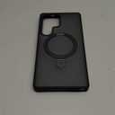 TORRAS Upgraded Magnetic & Stand for Samsung Galaxy S25 Ultra Case, [Fit for Magsafe] [12FT Mil-Grade Drop Protection] Shockproof Translucent Slim for Samsung Galaxy S25 Ultra Case, Black