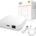 MOES ZigBee 3.0 & Bluetooth & Mesh Hub Only Support Tuya Device Work with Smart Life App, Intelligent Bridge Wired Smart Home Gateway Voice Control via Alexa, Google Home, 2.4GHz WiFi (Small)