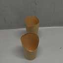 50 Sets 12 oz Charcuterie Cups, 100 Picks + 50 Bags + 50 Labels, Disposable Charcuterie Cups with Sticks and Bags, Brown Paper Snack Cup Disposable French Fry Cup for Parties, Catering