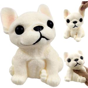 Hand Painted Dog Squishy ToysBig Cute Ultra Soft Squeeze Fidget Toys for Stress Relief ,Kawaii Squishies Sticky Animal Toys for Adults Kids,Decompression Sensory Balls Toys for Autism (Large)