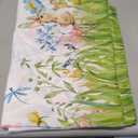 XCHI Bunny Eggs Flower Butterfly Watercolor Rabbits Easter Tablecloth Rectangle Table Cloth Washable Table Covers for Indoor Dining Home Party Decorations 60x84 Inch