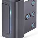 Home Security Door Reinforcement Lock Front Door Locks for Kids Safety Metal Child proof High Security Door Lock Withstand 800lbs Top Door Latch Lock Flip Door Guardian for Inward Swinging Inside Door