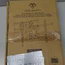 PERLESMITH Full Motion TV Wall Mount for 37-75 Inch TVs up to 132 lbs, TV Mount with Swivel Articulating Arm, Wall Mount Bracket Fits 12"/16" Wood Studs, Tool-Free Tilt, Max Vesa 600x400mm