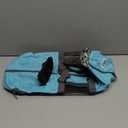 Cinf Cat Nail Clipping Cleaning Grooming Restraint Bag Free Muzzle No Scratching Biting for Bathing Nail Trimming Injecting Examining (Blue,M) Adult Cats (812 lbs)