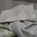 Sage Green Floral Tablecloth 60x104 Inch Square Vintage Chinoiserie Flowers Green Toile Table Cloth Spring Polyester Stain Resistance Table Cover for Outdoor Party Picnic Dining Kitchen Decor