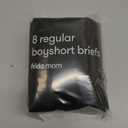 Frida Mom Postpartum Underwear, Disposable Boyshort Panties, Seamless, Stretch Support, New Mom Essentials (One Size, Black)