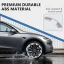 20 inch Wheel Rim Protector Compatible with TES-la Model Y 2025 2026 (Refreshed Juniper Only), [Silver] Car Tire Trim Rings Rim, ABS Hubcaps Wheel Cover, 4 PCS