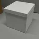 Celebrate It White Gift Box (1 Count (Pack of 1))