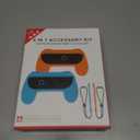 Grips & Wrist Strap Set Switch 2 Joy-Con  Ergonomic Controller Holder, Secure Gaming Accessories for Nintendo Switch 2 & OLED  Comfortable & Anti-Slip Design 2pcs