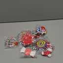 10pcs Candy Christmas Ornaments for Tree Decorations Peppermint Candy Cane Lollipop Ornaments Polymer Clay Christmas Ornaments for Christmas Party Home Decor